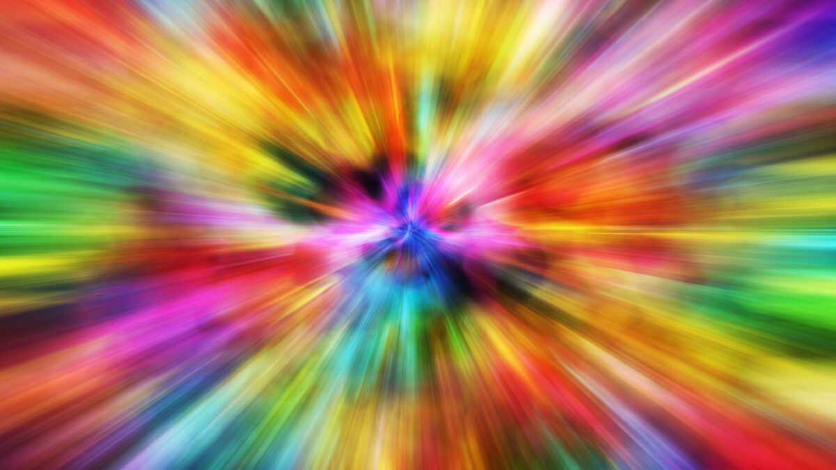 Colorful Motion Blur Background. Multi-Color Speeding Effect. Abstract Backgrounds Collection.